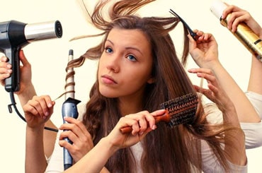 اشتباهات رایج مراقبت از مو